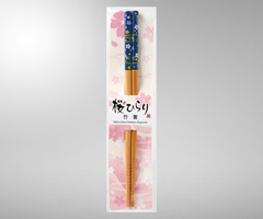 桜ひらり竹箸