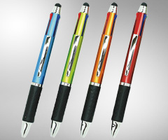 タッチペン付4色ペン
